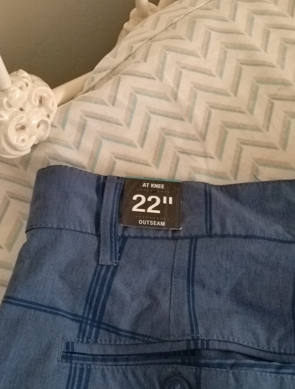 OP Flex 4-Way Stretch Shorts in Navy and Teal